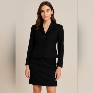 Laurel Women's Black Business Suit - Blazer Jacket